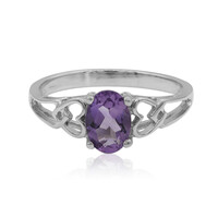 Anillo en plata con Amatista
