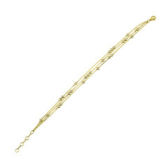 Brazalete en oro con Diamante I1 (H)  (CIRARI)