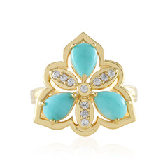 Anillo en plata con Turquesa