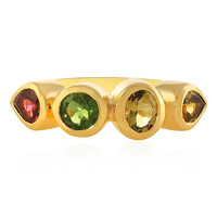 Anillo en plata con Turmalina