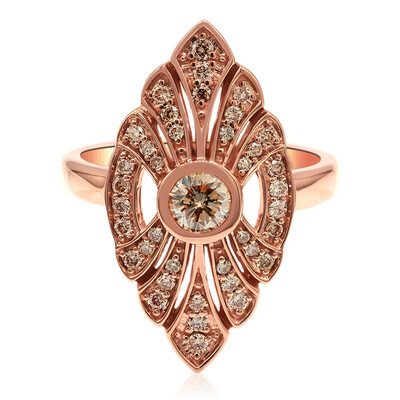 Anillo en oro con Diamante rosa de Francia de Argyle VS1 (Annette)