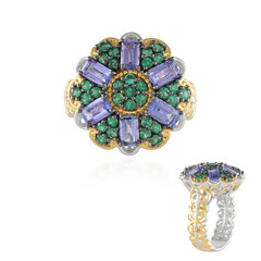 Anillo en plata con Tanzanita (Gems en Vogue)