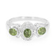 Anillo en plata con Zafiro de Mozambique