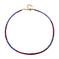 Collar en plata con Rubí de Madagascar