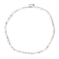 Collar en plata con Howlita