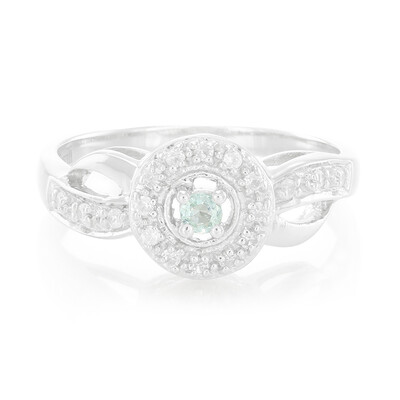 Anillo en plata con Turmalina Paraíba