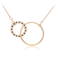 Collar en plata con Espinela negra