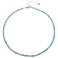 Collar en plata con Turquesa