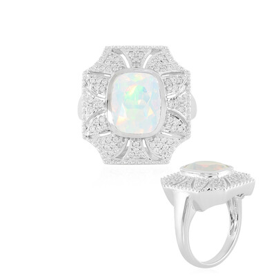 Anillo en plata con Ópalo de Welo
