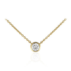 Collar en plata con Topacio blanco