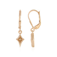Pendientes en plata con Diamante PK (J)