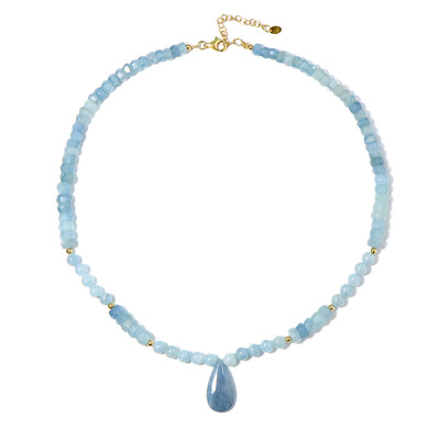 Collar en plata con Aguamarina