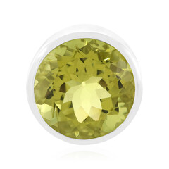 Colgante en plata con Quarzo limón