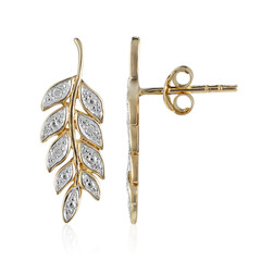 Pendientes en plata con Diamante I3 (I)