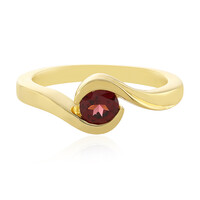 Anillo en plata con Rodolita frambuesa
