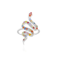 Anillo en plata con Zafiro