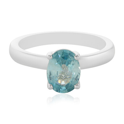 Anillo en plata con Zircón de Ratanak Kirí