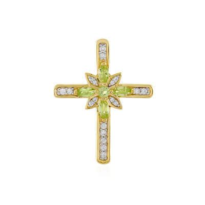 Colgante en plata con Peridoto de Arizona