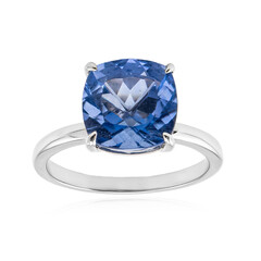 Anillo en plata con Fluorita de color cambiante