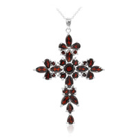 Collar en plata con Granate