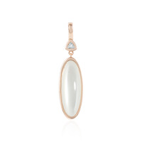 Colgante en plata con Piedra de Luna blanca (KM by Juwelo)