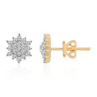 Pendientes en oro con Diamante SI1 (G)
