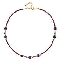 Collar en plata con Amatista