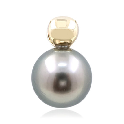 Colgante en oro con Perla cultivada de Tahití (de Melo)