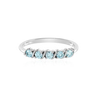 Anillo en plata con Zircón de Ratanak Kirí