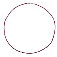 Collar en plata con Rubí de Madagascar