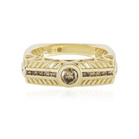 Anillo en oro con Diamante champán I2 (Ornaments by de Melo)
