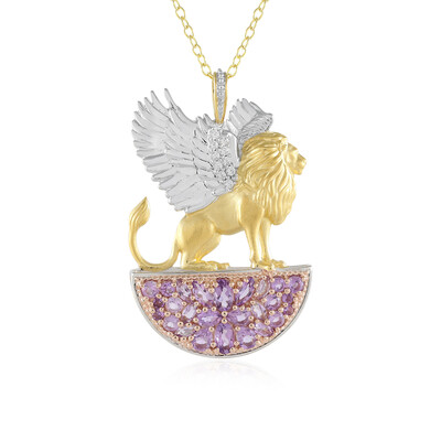 Collar en plata con Amatista (Gems en Vogue)