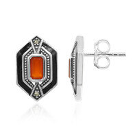 Pendientes en plata con Cornalina
