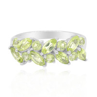 Anillo en plata con Peridoto
