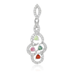 Colgante en plata con Turmalina Paraíba
