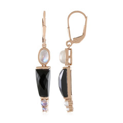 Pendientes en plata con Espinela negra (KM by Juwelo)