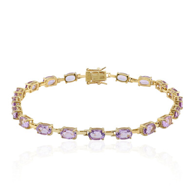 Brazalete en plata con Amatista Rosa de Francia