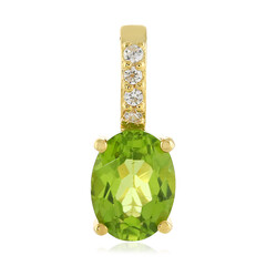 Colgante en plata con Peridoto