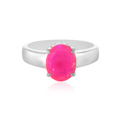 Anillo en plata con Ópalo rosa de Etiopía