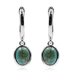 Pendientes en plata con Turquesa de Tyrone